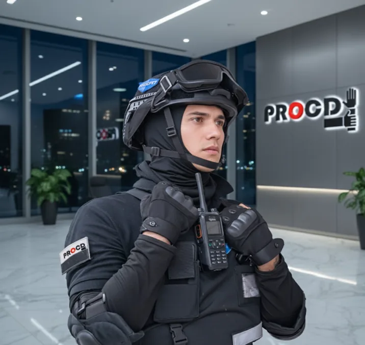 Guardia táctico de seguridad privada de PROCD